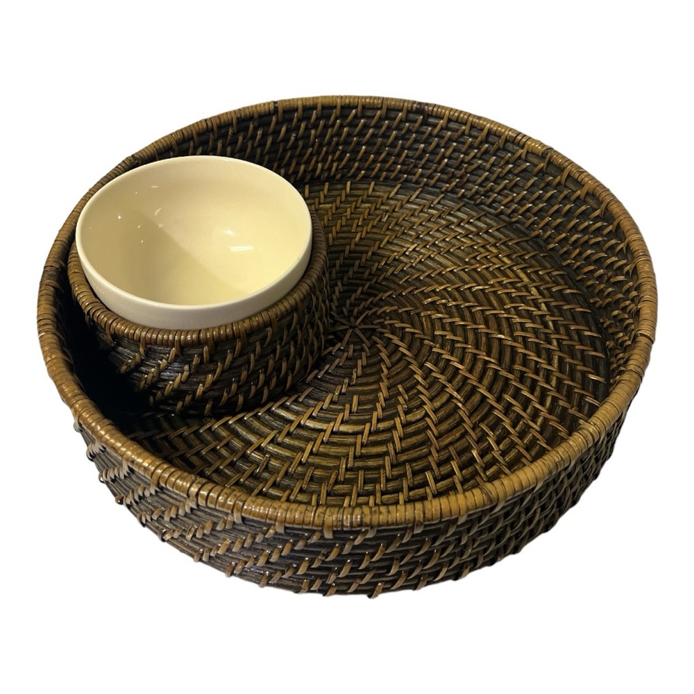 Bobby Flay Chip & Dip Tray Set